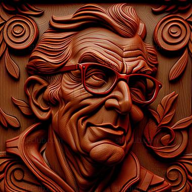 3D model Red Grooms American artist (STL)